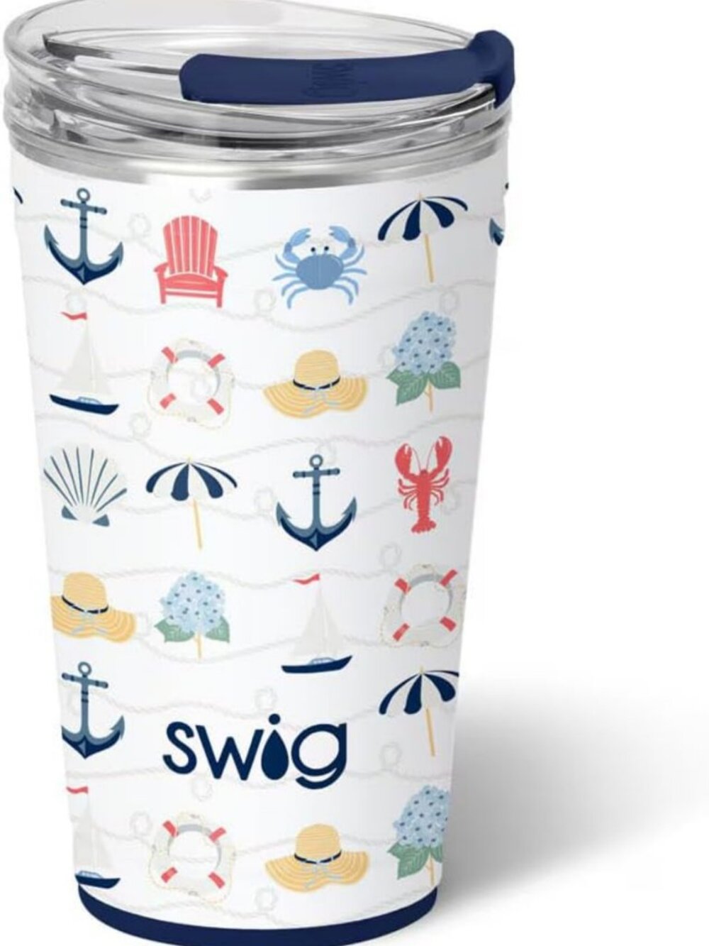 Insulated 24oz Party Cup with EZ Slider Lid - Perfect for Outdoor Events